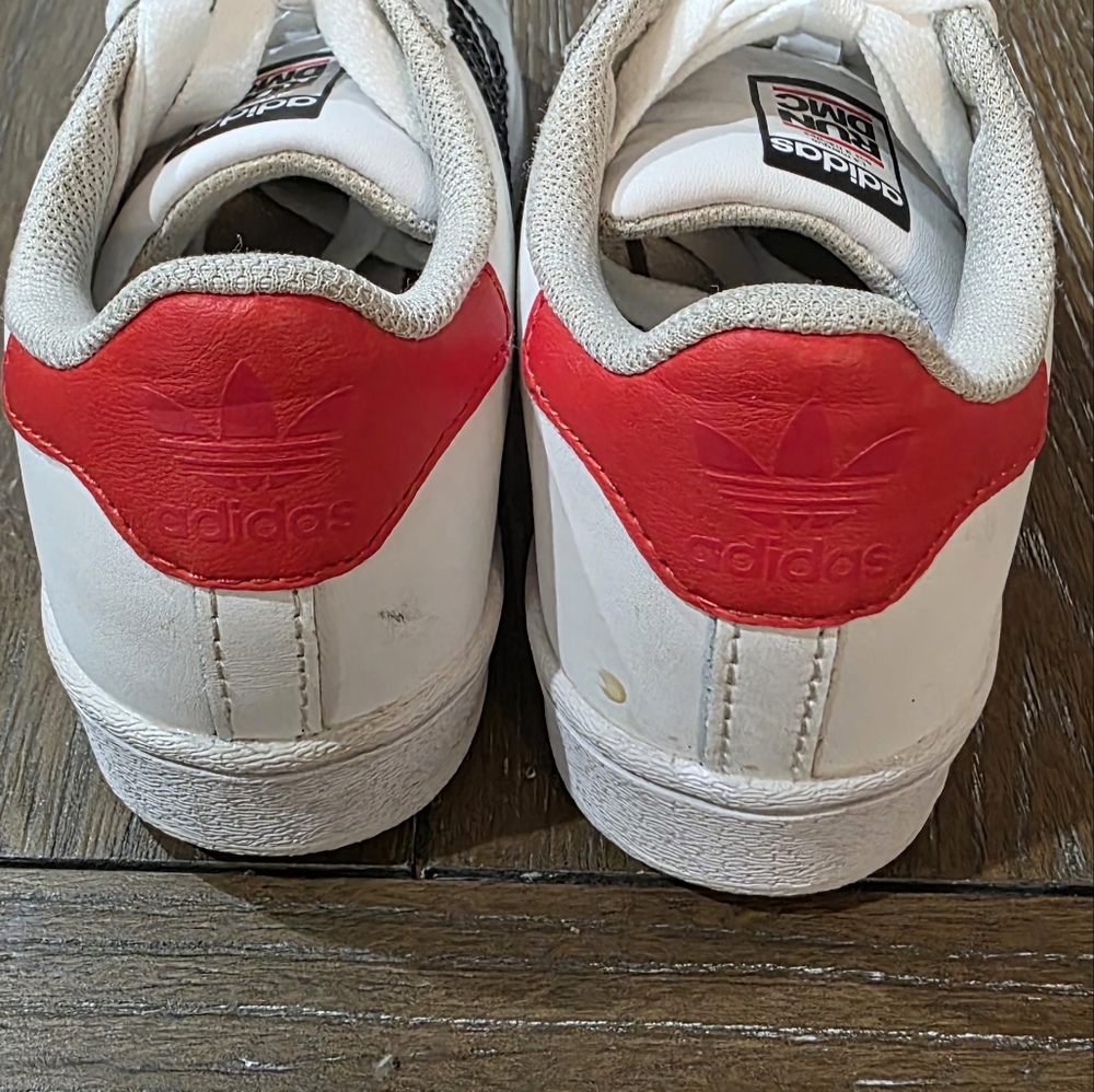 Adidas Run Dmc X Superstar '50Th Anniversary', Kids Size 12 - Picture 4 of 9
